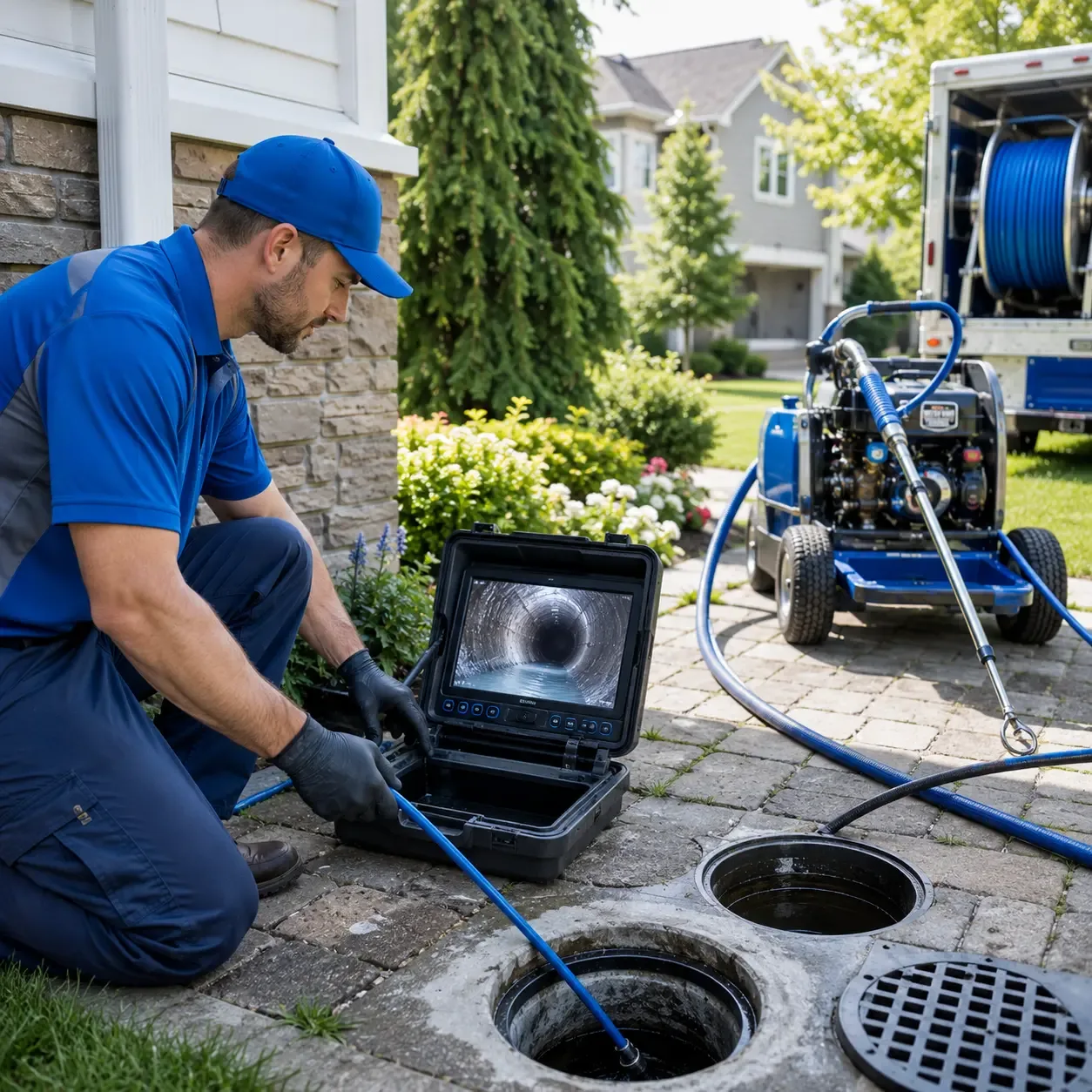 Outdoor drain cleaning professionals serving Milan, PA